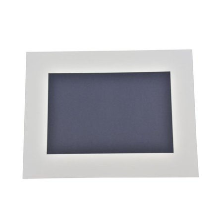 SAX EXCLUSIVE Premium Pre-Cut Mats, 18 x 24 Inches, Bright White, Pack of 10 PK 20915.18001